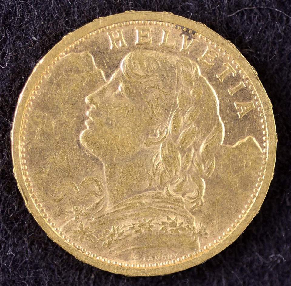 Münze, 20 Franken, Gold, 1903 (Vreneli)