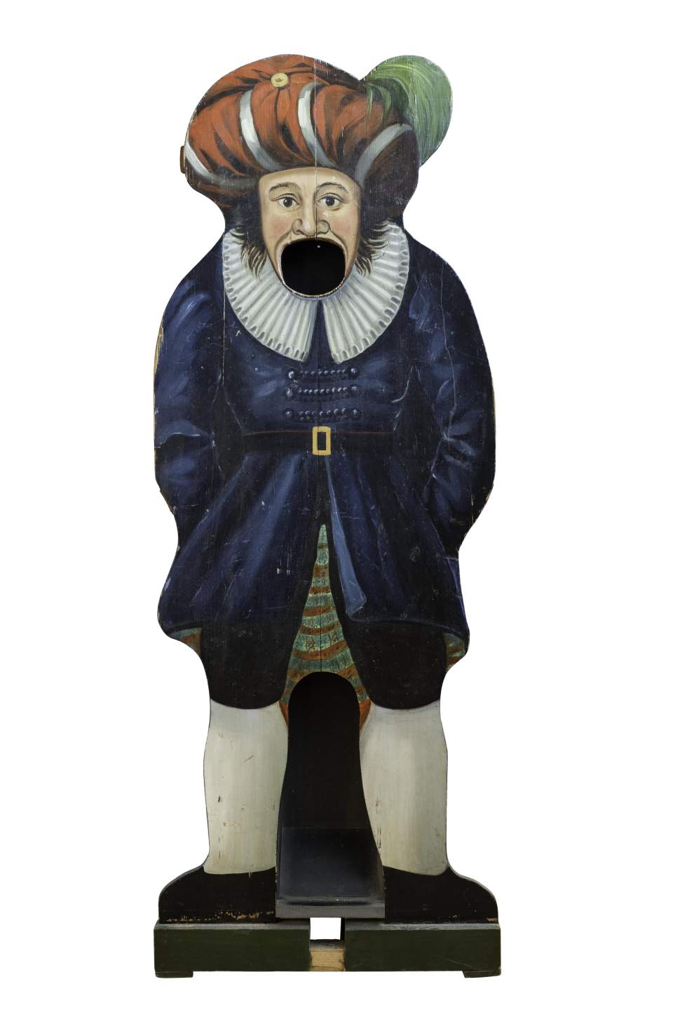 "Ballemaa", bemalte Holzfigur, Geschicklichkeitsspiel
