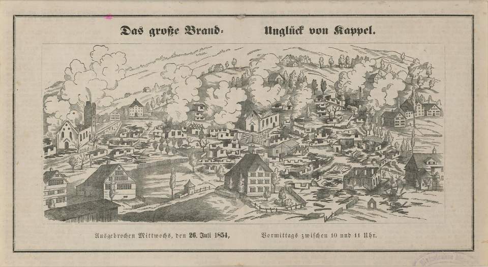 Ansicht Brand in Kappel