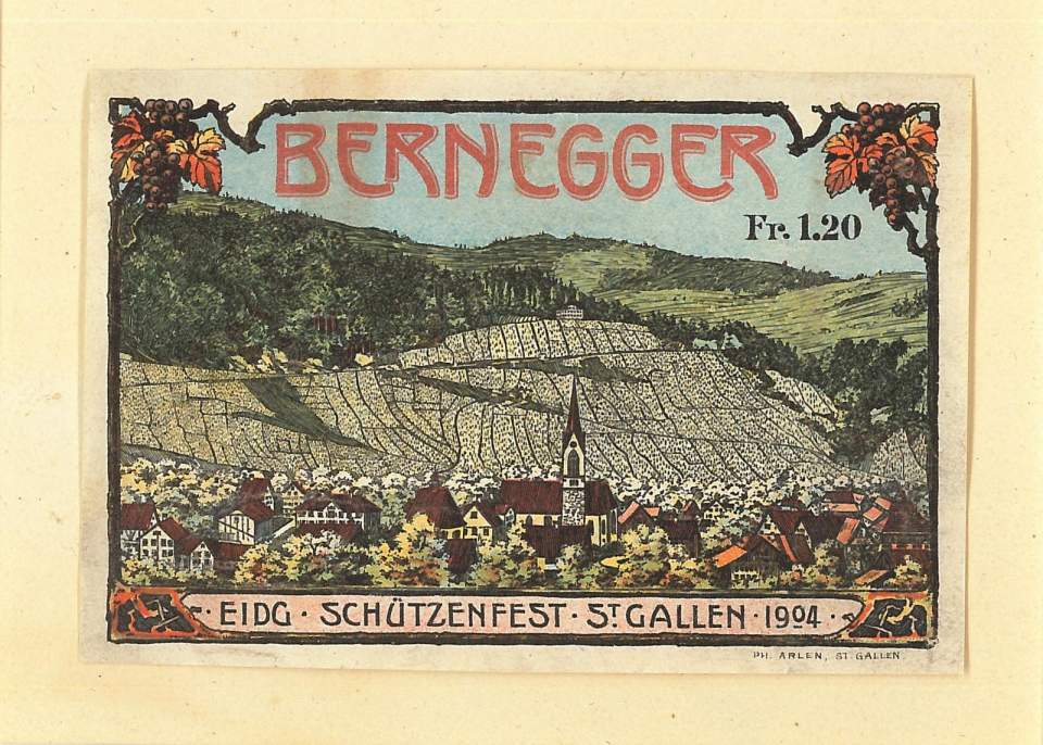 "Bernegger", Weinektikette