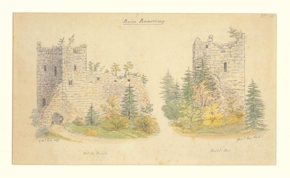Ansicht Ruine Ramschwag