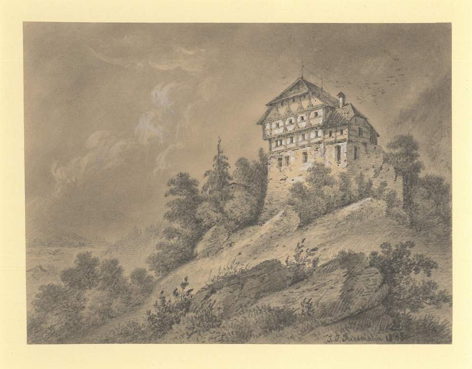 Ansicht Fürstenland Niederhelfenschwil Schloss Zuckenriet
