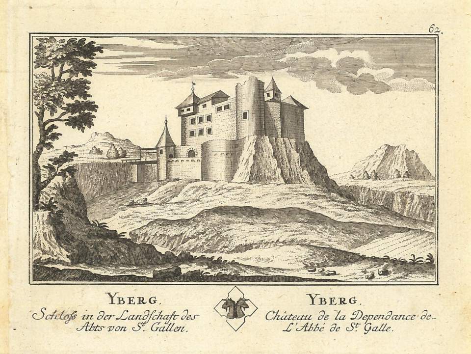 Ansicht Schloss Jberg, Wattwil