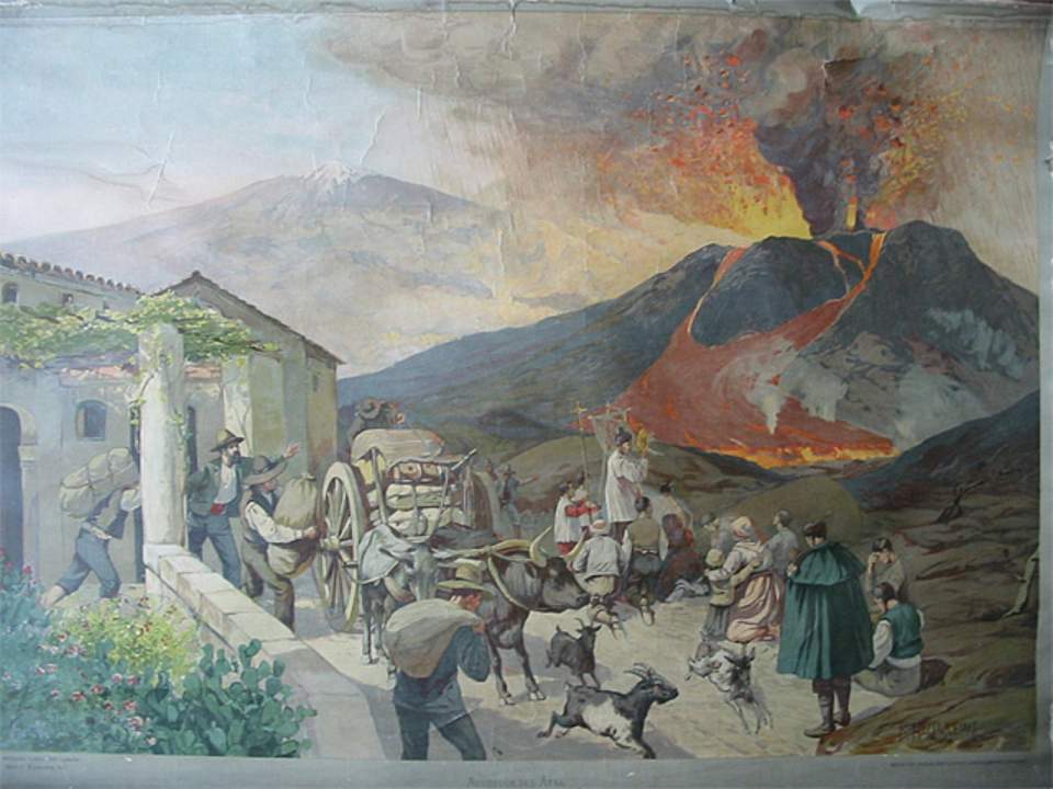 Schulwandbild von Dr. A. Wünsche: Land und Leben