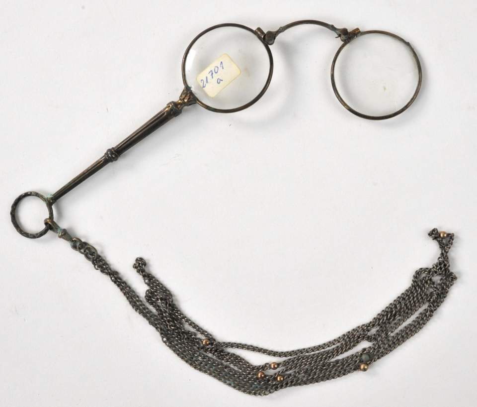 Stielbrille; Lorgnon, Lorgnette; Brille