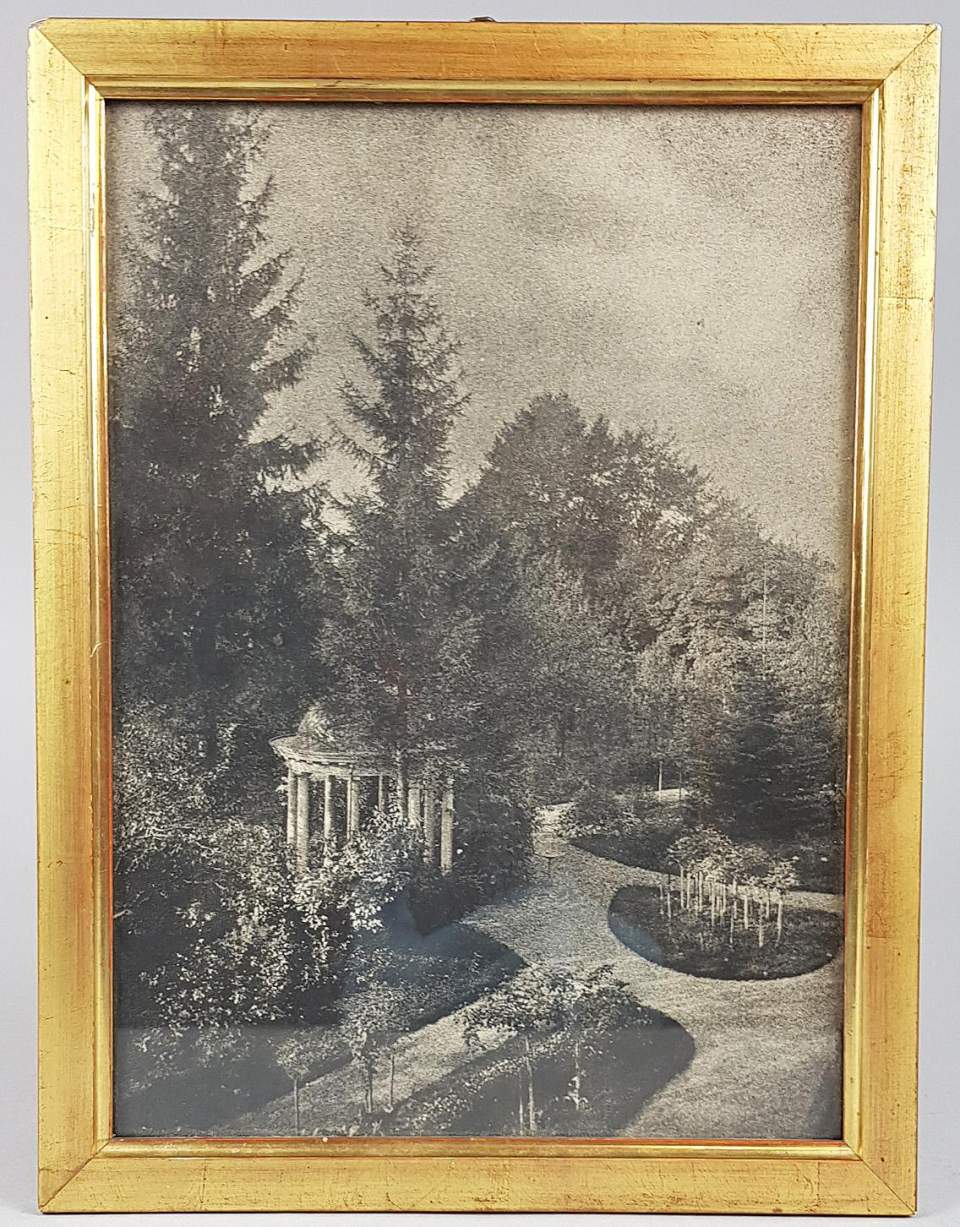 Foto, gerahmt: Garten-Pavillon auf dem Rosenberg