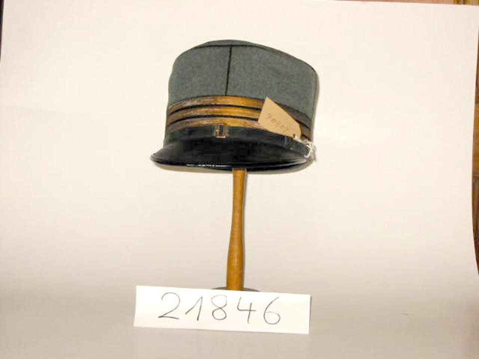 Offiziersmütze, Oberst i. Gst Emil Häusermann, Infanterie, Ord.  1917 / 26