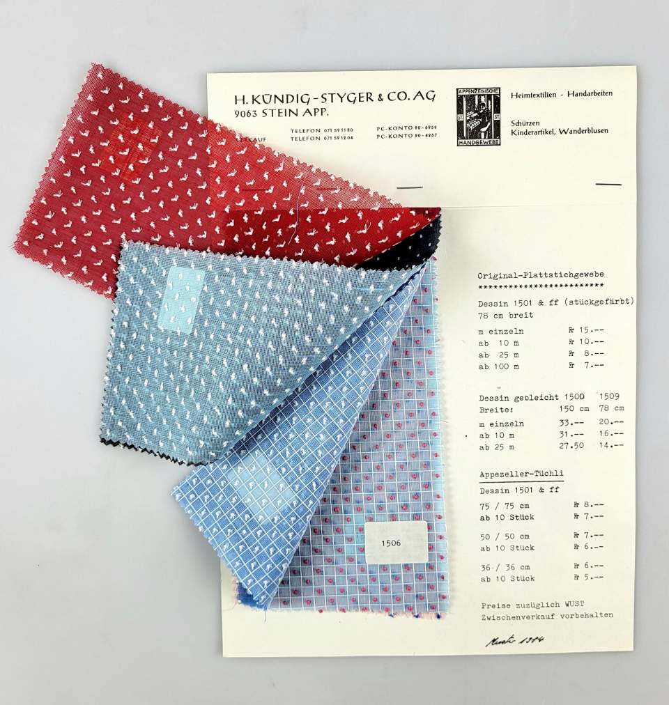 Mustergewebe (Plattstich)