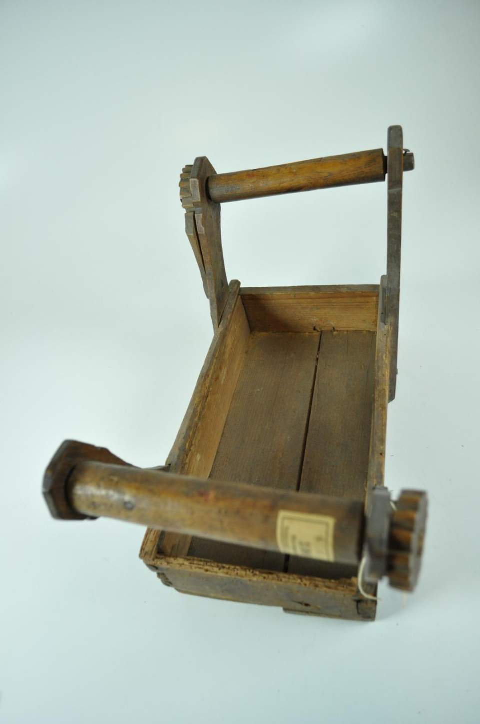Bandwebstuhl, Aufspulvorrichtung (Aufspannvorrichtung für Kette)