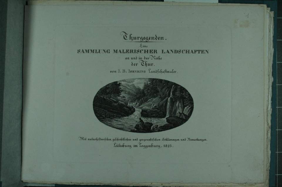 Sammlung Malerischer Ansichten Thurgegenden, No. 12 - 20