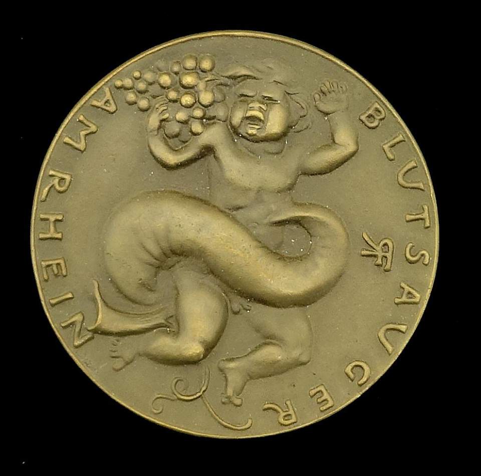 Medaille Blutsauger am Rhein (Deutschland nach dem 1. Weltkrieg)