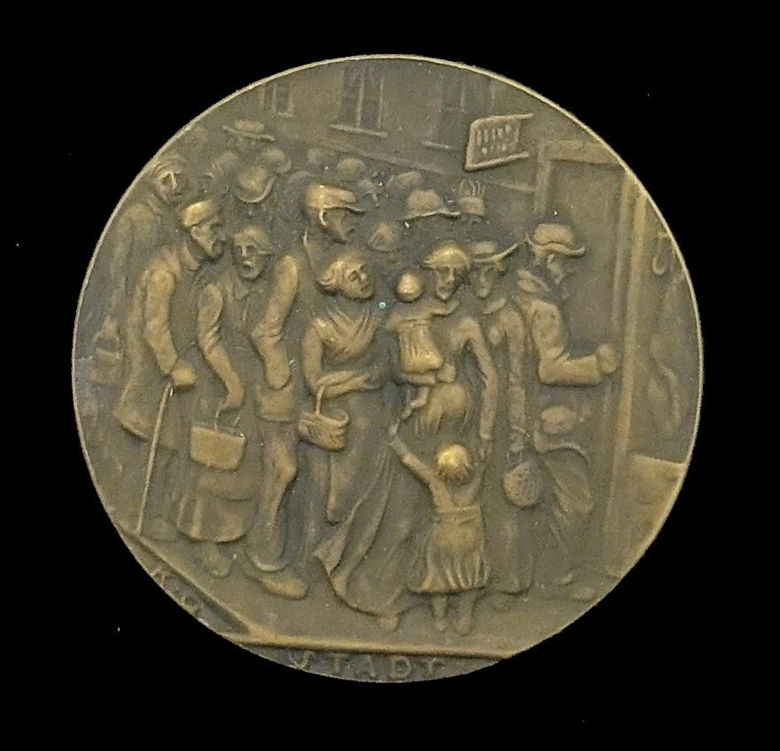 Medaille Lebensbedingungen in Stadt u. Land (Deutschland nach dem 1. Weltkrieg)