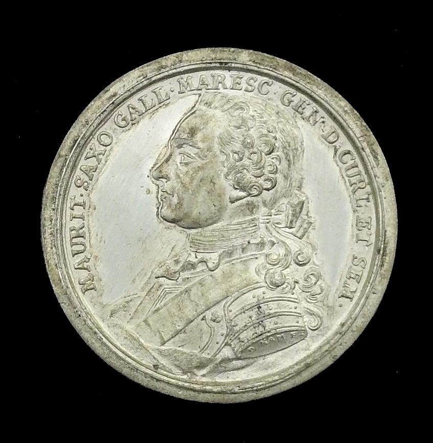 Medaille Moritz von Sachsen, Graf franz. Marschall 1696 - 1750