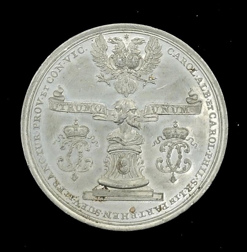 Medaille Karl Philipp, Kurfürst u. Herzog v. Parma 1661 - 1712