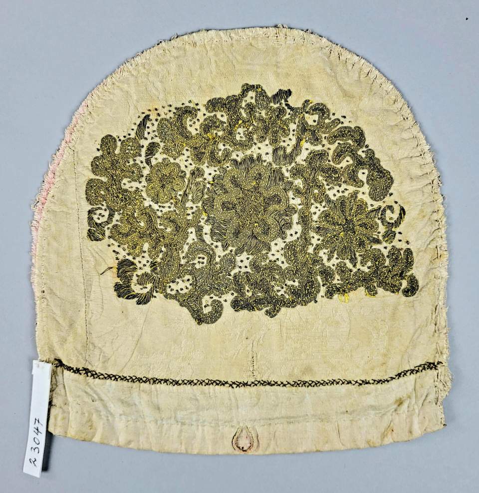 Leinwand, Futterstoff zu Haubenboden