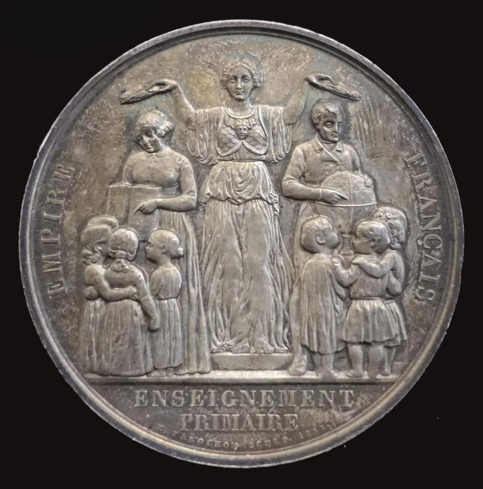 Medaille Schulunterricht in Frankreich