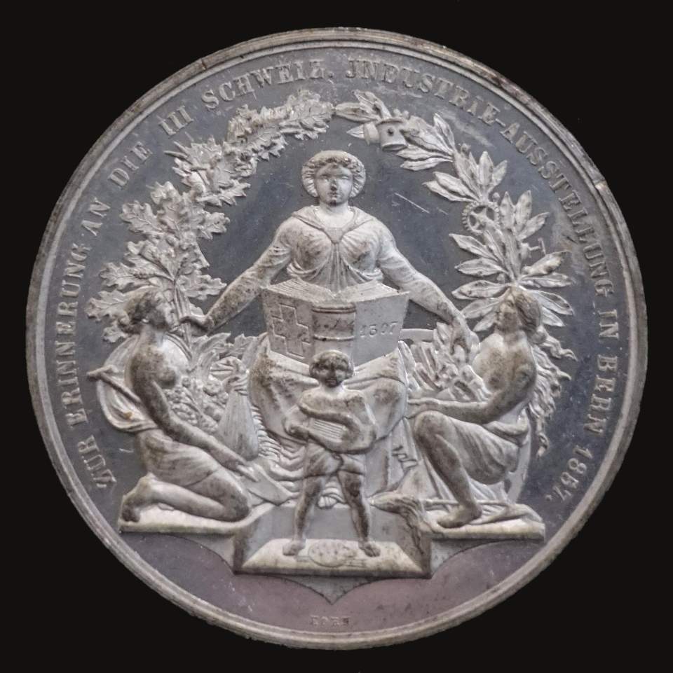 Medaille Schweiz. Industrie - Ausstellung Bern