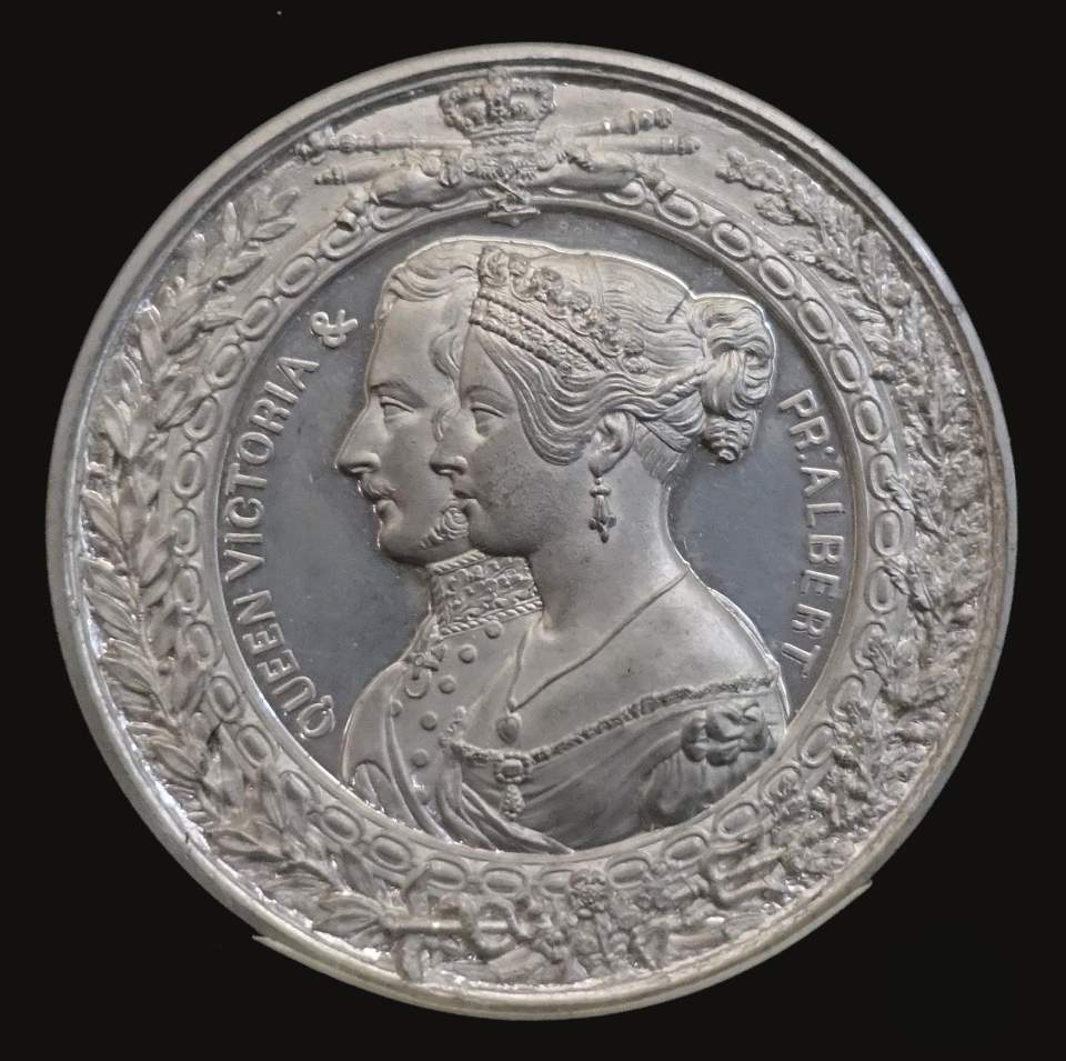 Medaille Internat. Industrie - Ausstellung London, Viktoria