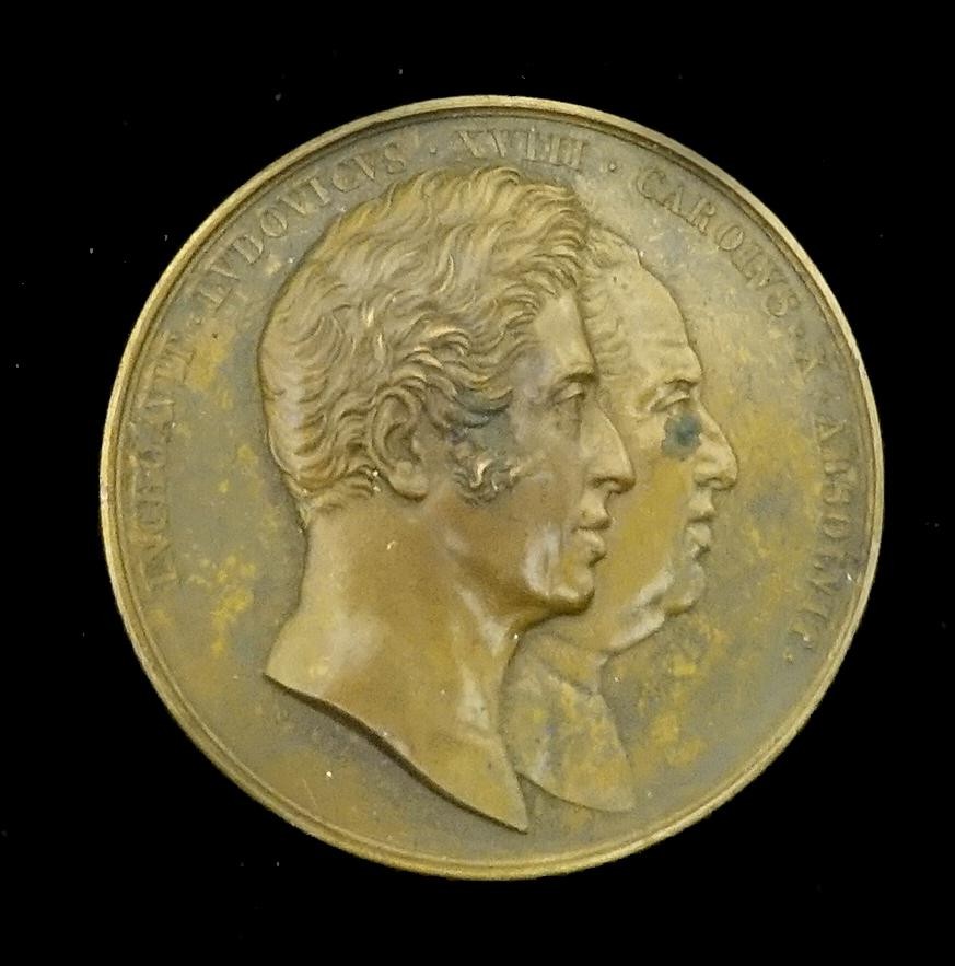 Medaille Könige Ludwig XVIII. u. Karl X. von Frankreich