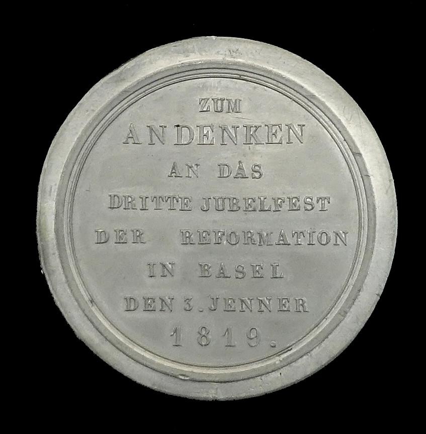 Medaille Reformations - Jubelfest in Basel