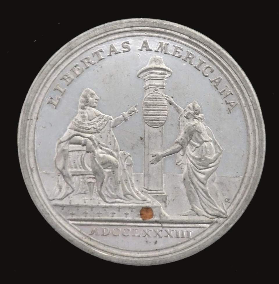 Medaille Die Freiheit Amerikas