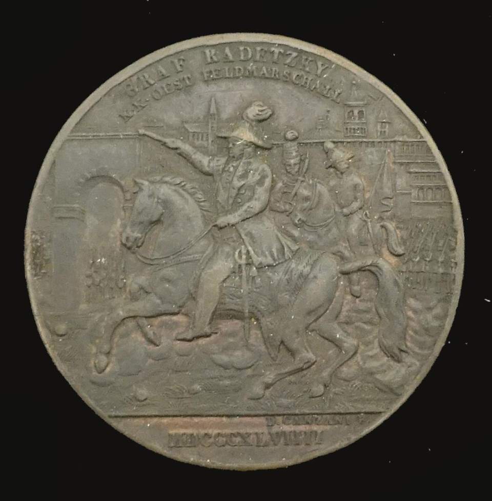 Medaille Graf Radetzky, Oesterreich, Schlacht bei Novara