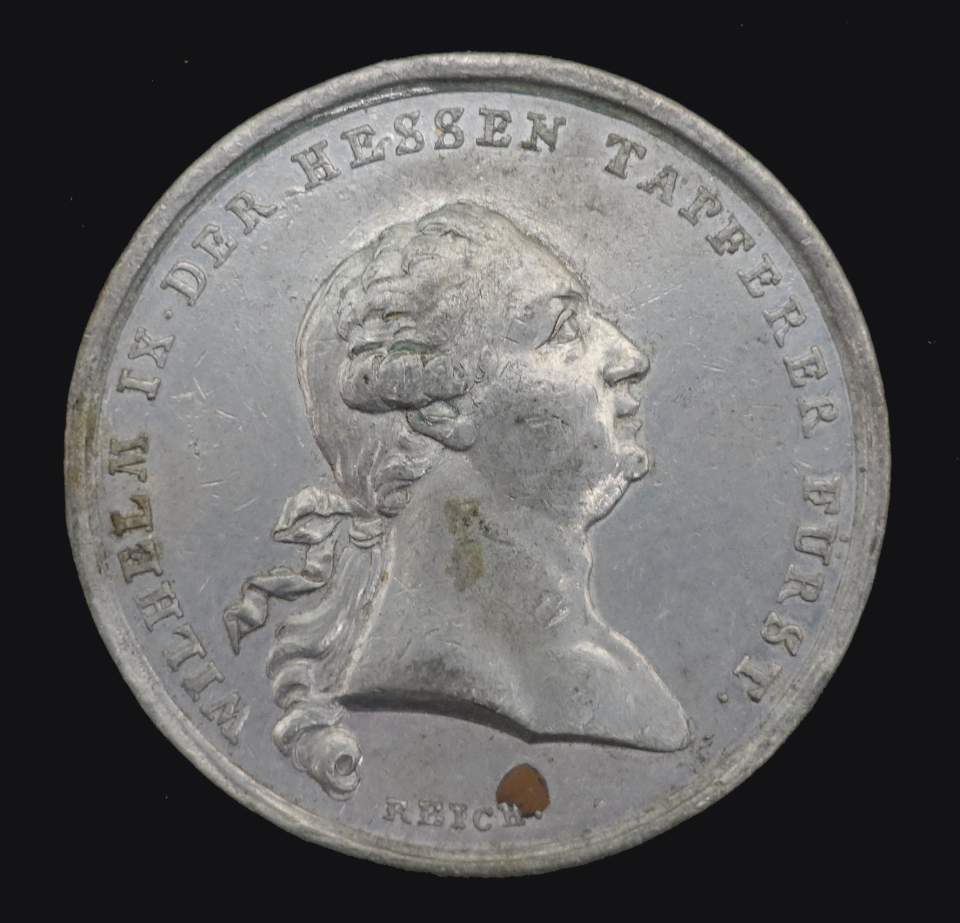 Medaille Befreiung von Frankfurt, Wilh. IX. v. Hessen