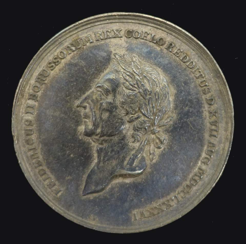 Medaille Tod Friedrichs d. Grossen v. Preussen