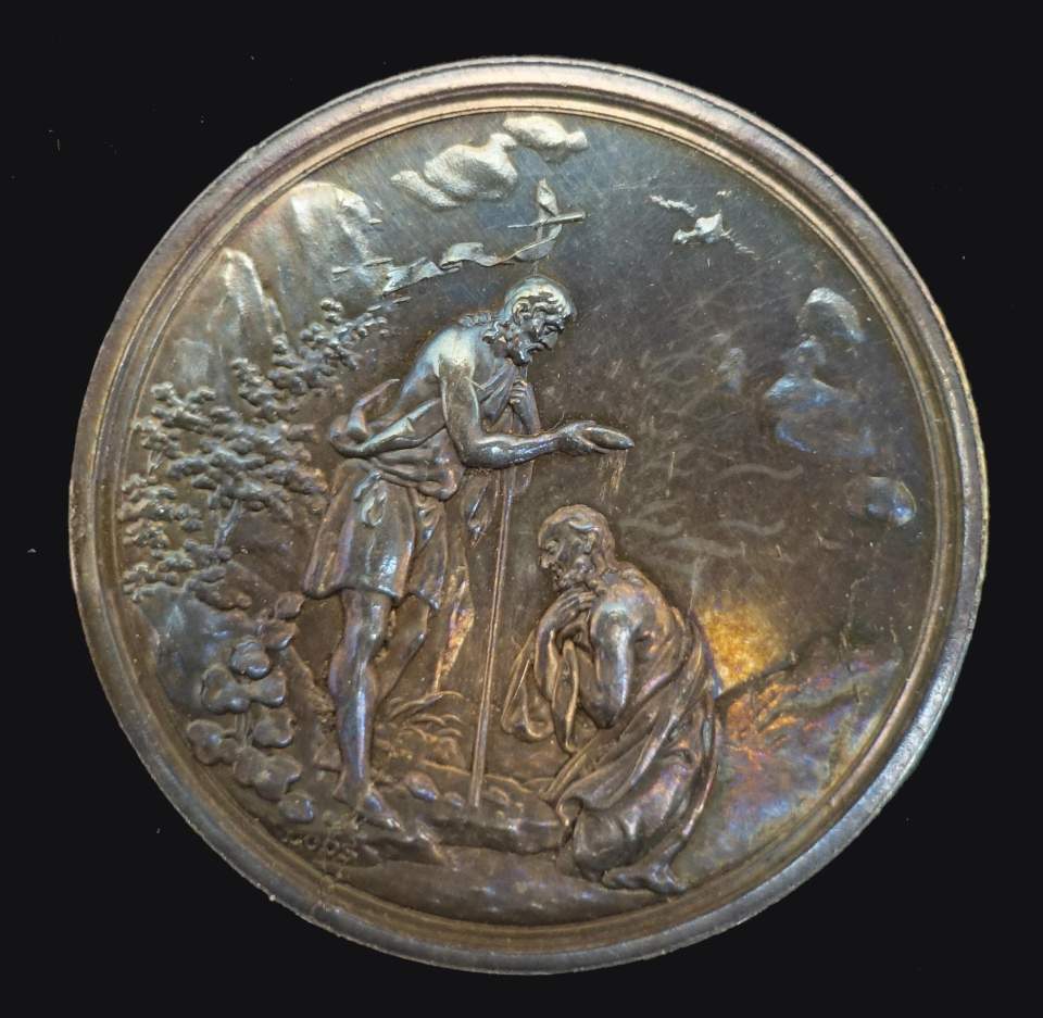 Medaille zur Taufe