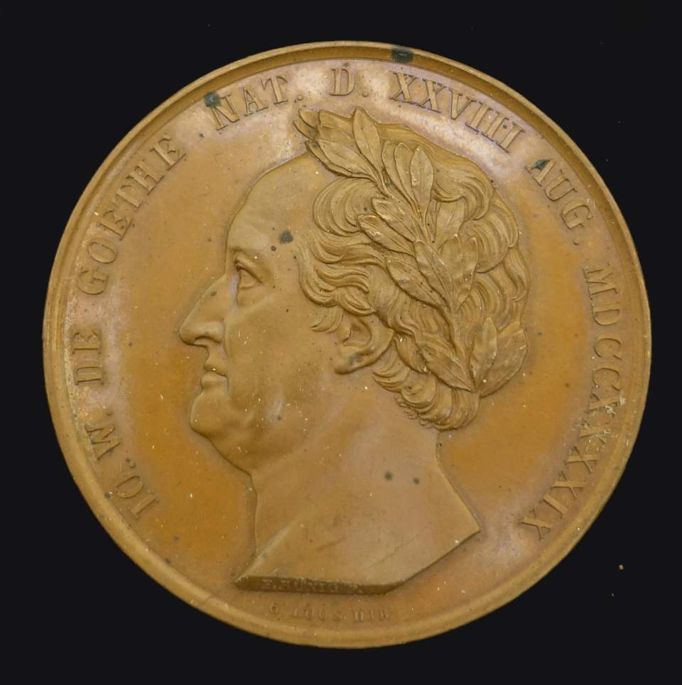Medaille Joh. Wolfg. Goethe, Dichter
