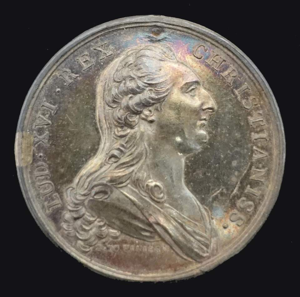 Medaille Bund zwischen Frankreich und der Schweiz, Ludw. XVI.