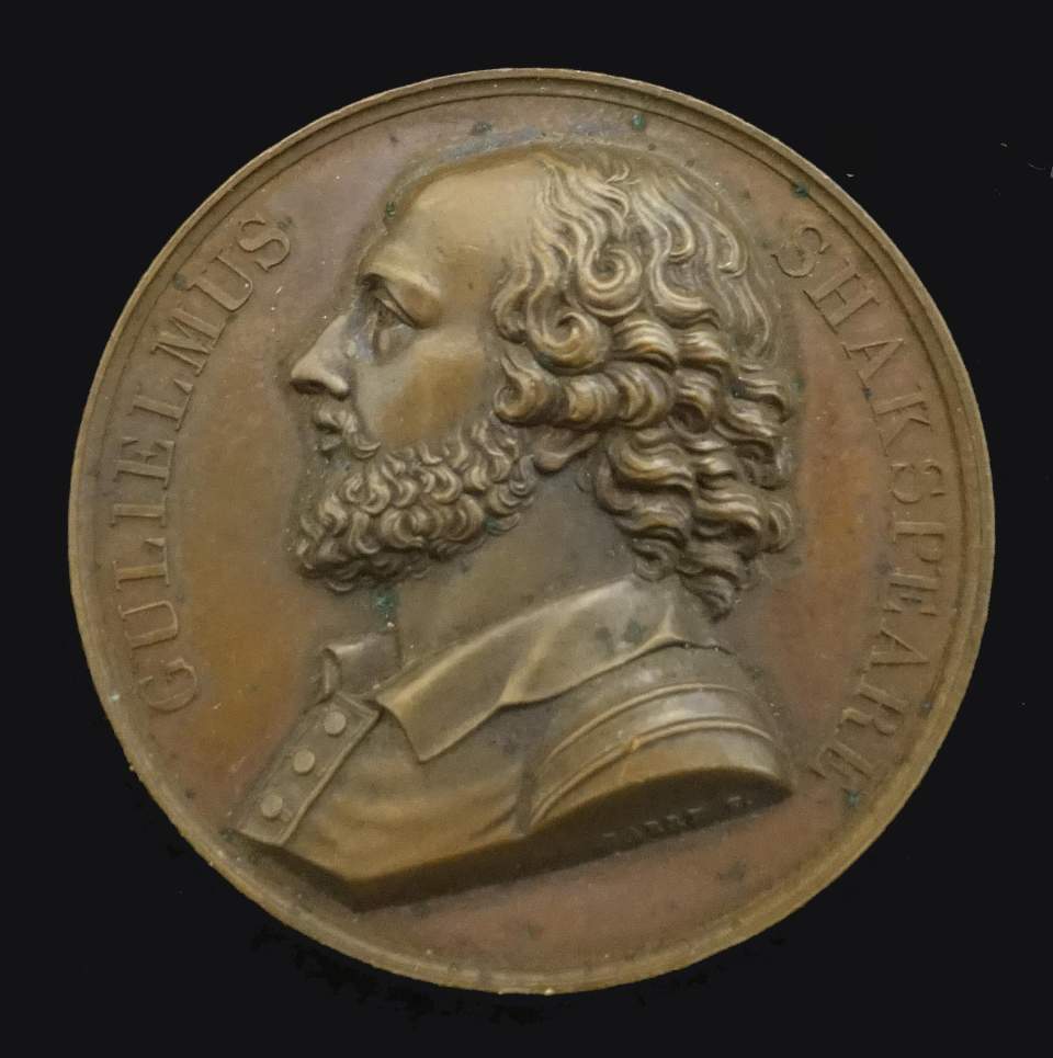 Medaille Wilh. Shakspeare, engl. Dichter 1564 - 1616