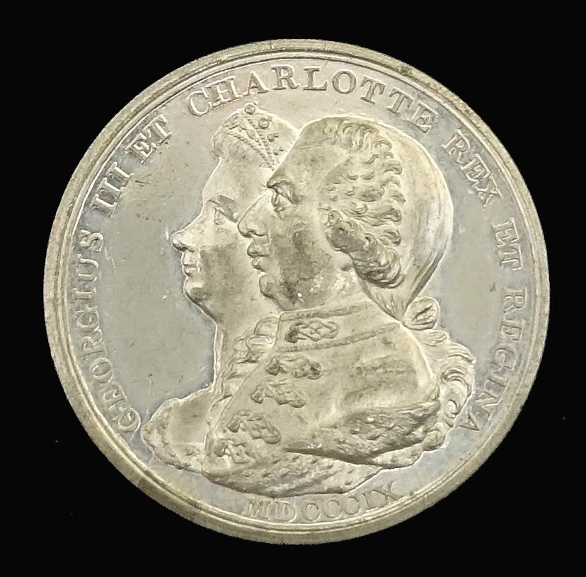 Medaille König Georg III. u. Charlotte von England