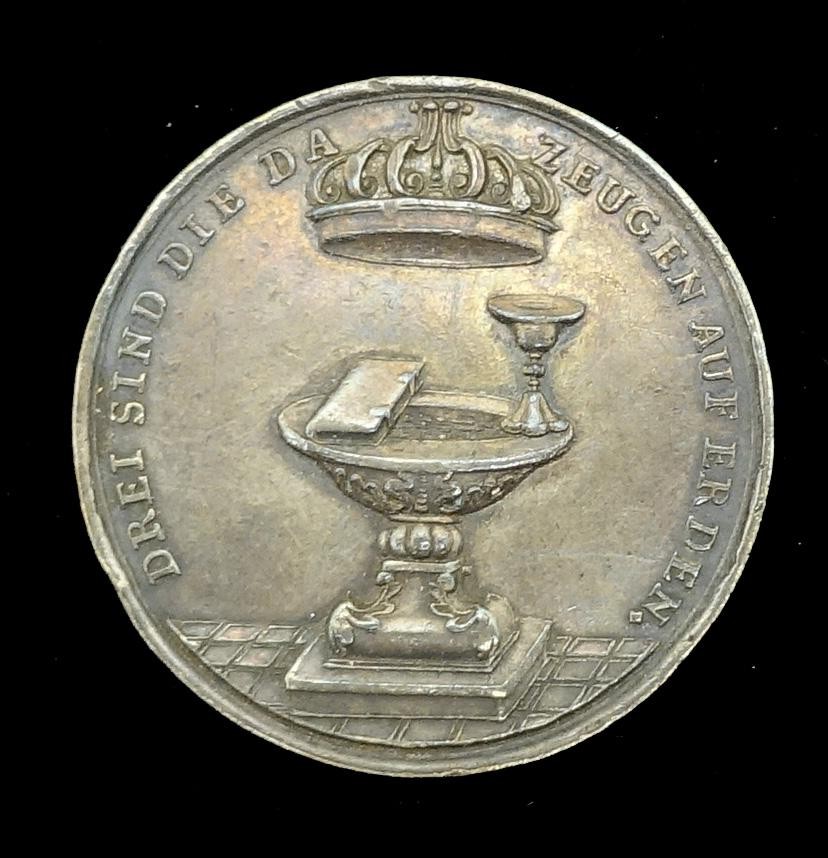 Medaille zur Taufe
