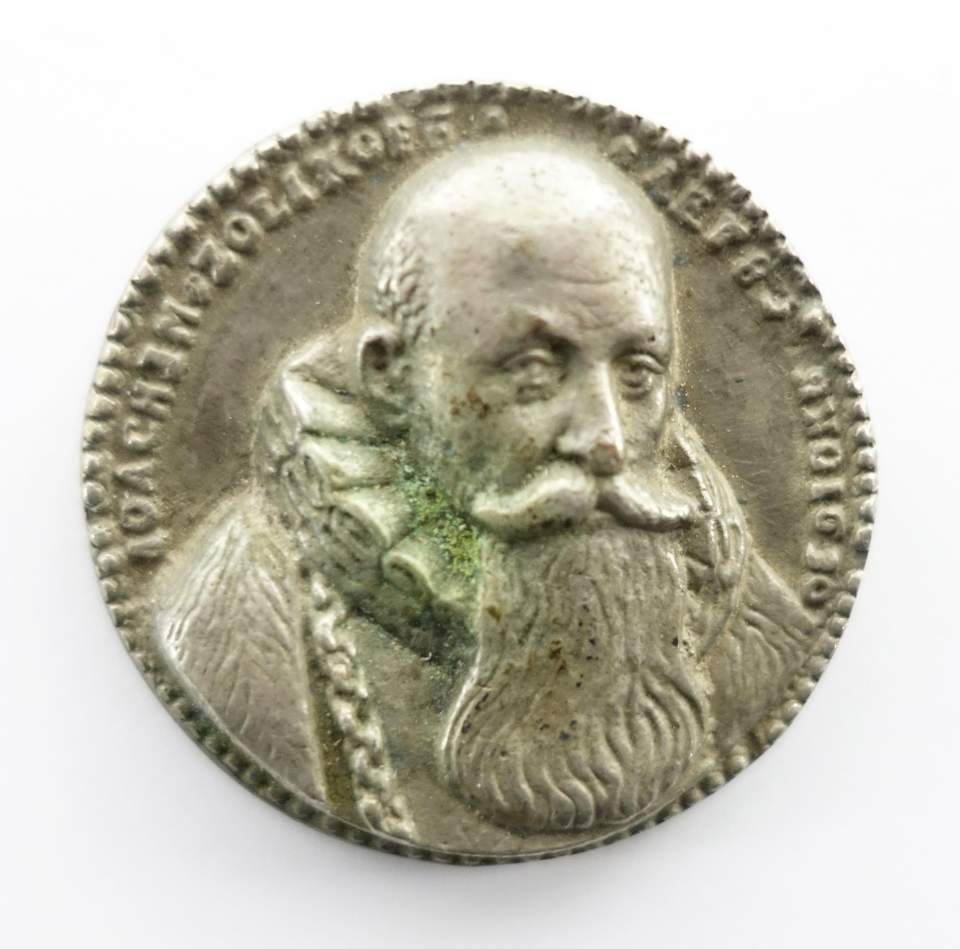 Medaille Joachim Zollikofer, Bürgermeister v. St. Gallen, 1547 - 1631