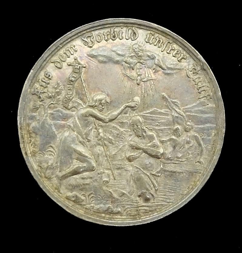 Medaille zur Taufe