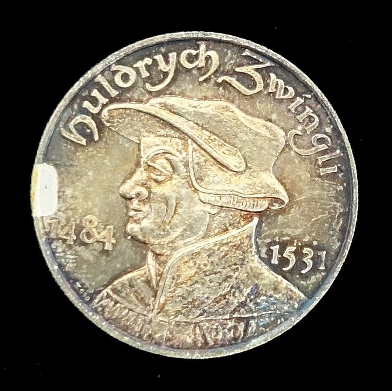 Medaille Ulrich Zwingli - Jubiläum, Zürich