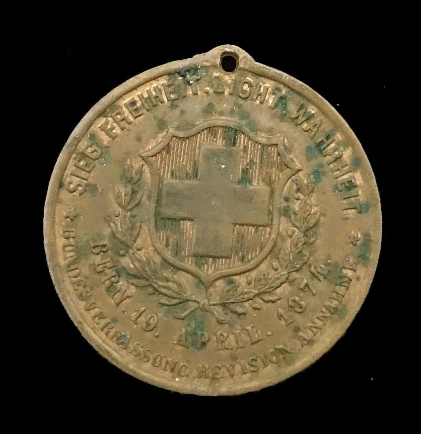 Medaille Annahme der Bundesverfassung - Revision Bern