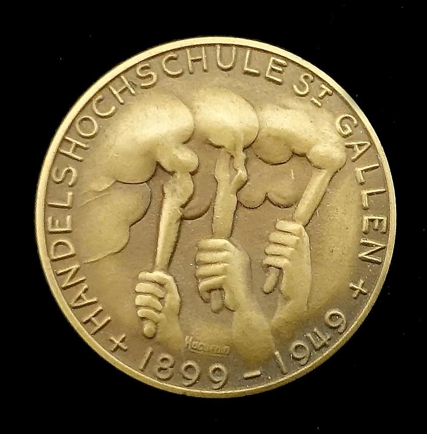 Medaille 50 Jahre Handels - Hochschule St. Gallen