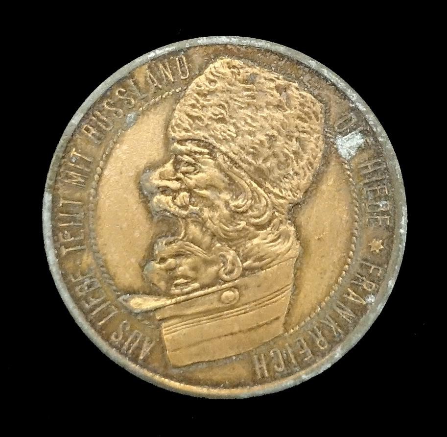 Medaille Spottmedaille auf die Allierten des 1. Weltkrieges