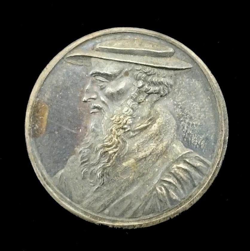Medaille Heinrich Bullinger, Theologe von Zürich, 1504 - 1575
