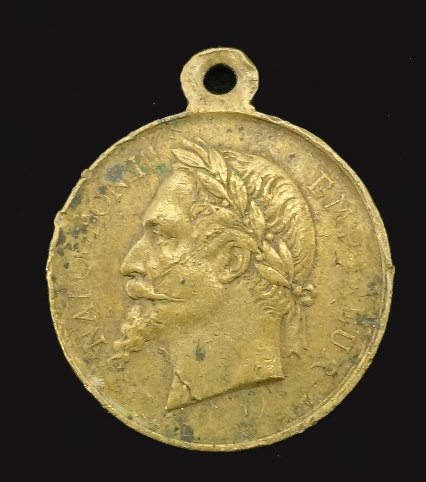 Medaille Kaiser Napoleon III u. Sohn