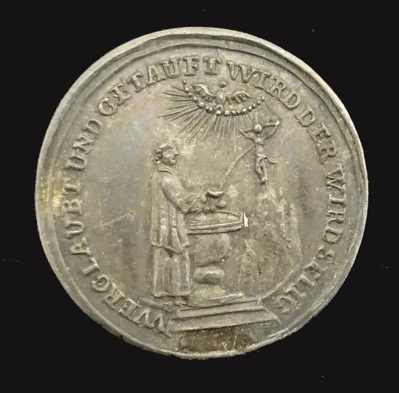 Medaille zur Taufe