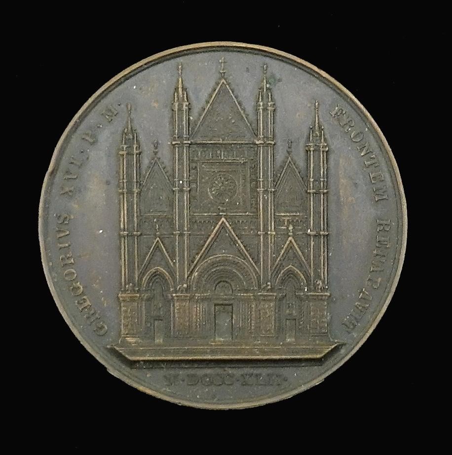 Medaille Renovation d. Domes von Orvieto (I.)