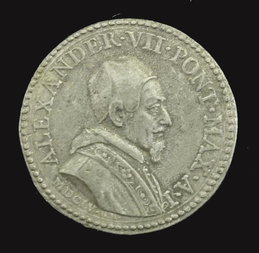 Medaille Papst Alexander VII. 1655 - 67