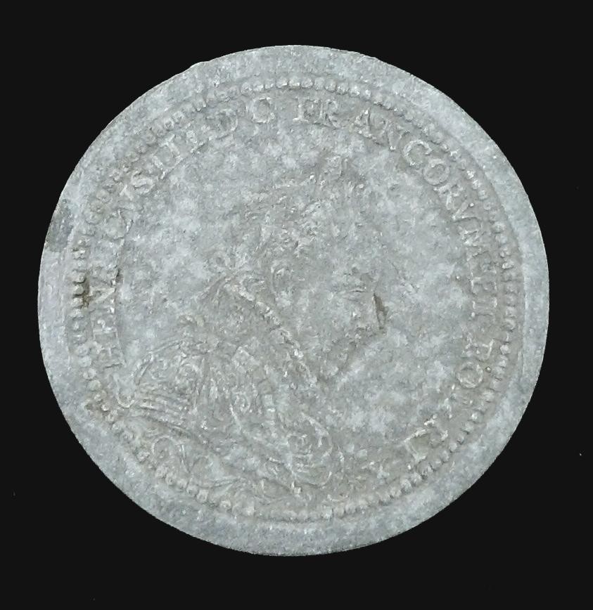 Medaille - Abdruck Ernennung des Bundes zw. Frankreich u. Schweiz, Heinrich III. v. Fr.