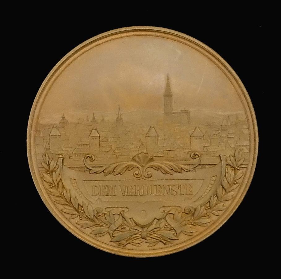 Medaille Industrie- u. Gewerbe - Ausstellung, Strassburg