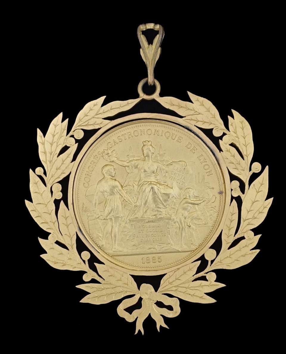 Medaille Gastronomischer Kongress in Lyon