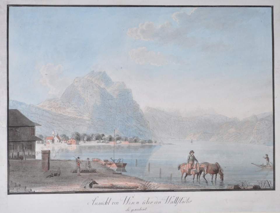 Ansicht von Weesen