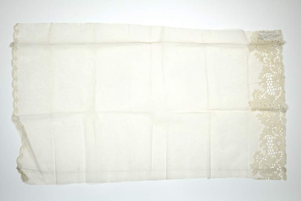 Vorhangmuster Kettenstich